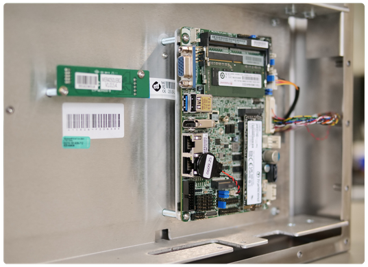 Inside of a custom panel PC