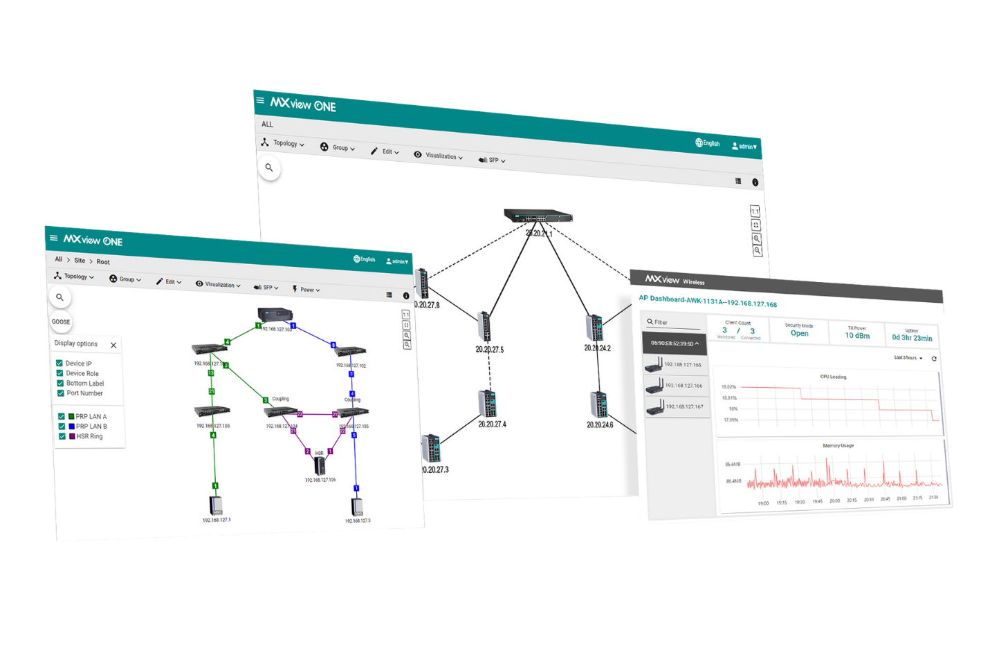 MXview One interface