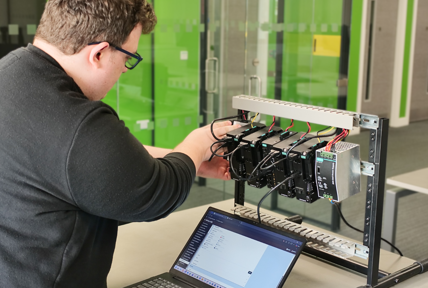 Technical training for industrial systems