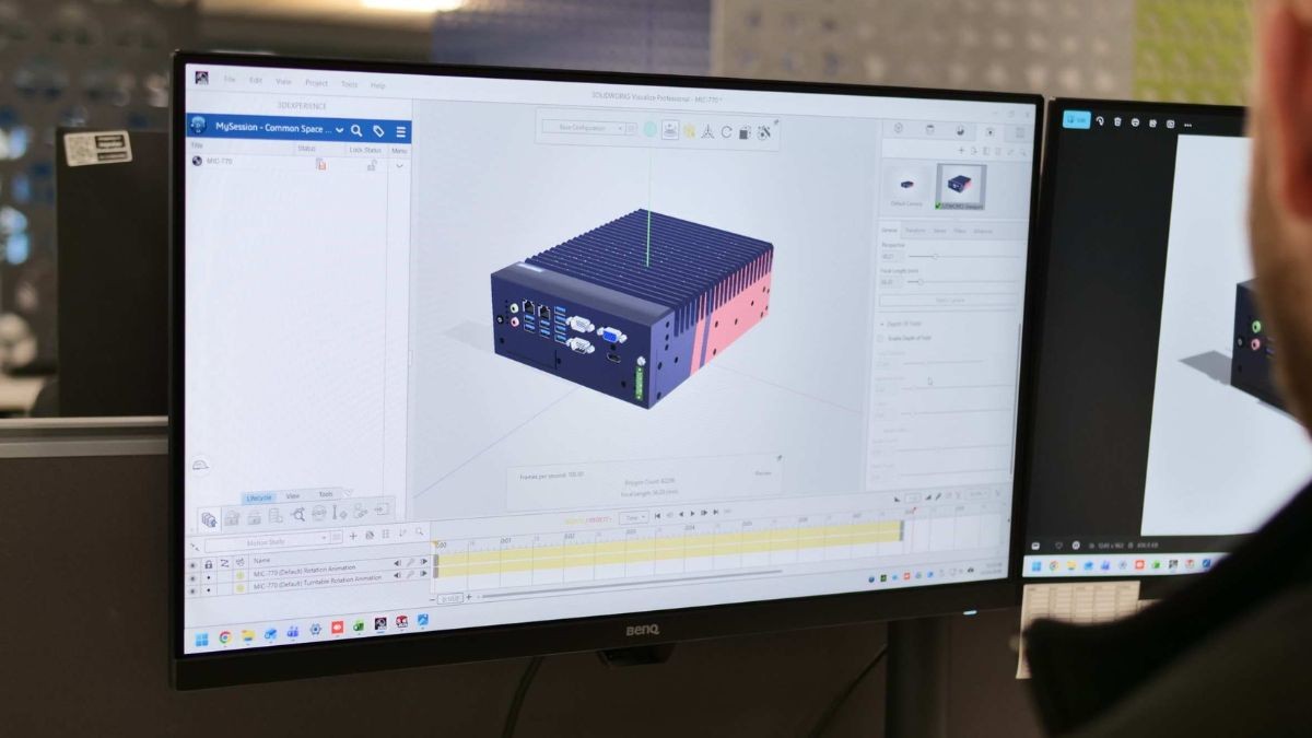 Custom industrial computer design and configuration