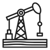 Oil and gas industry icon