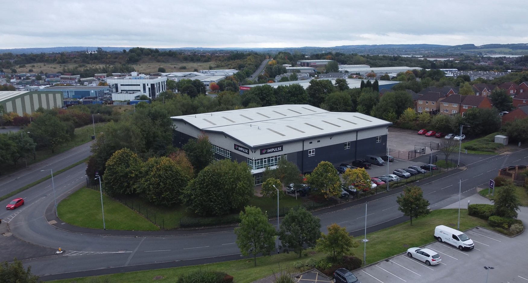 Aerial view of the Impulse Embedded facility