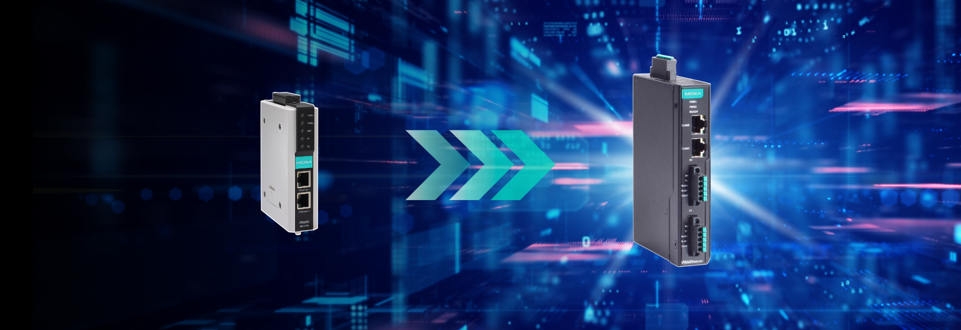 Industrial connectivity upgrade from Moxa G1 to G2 devices