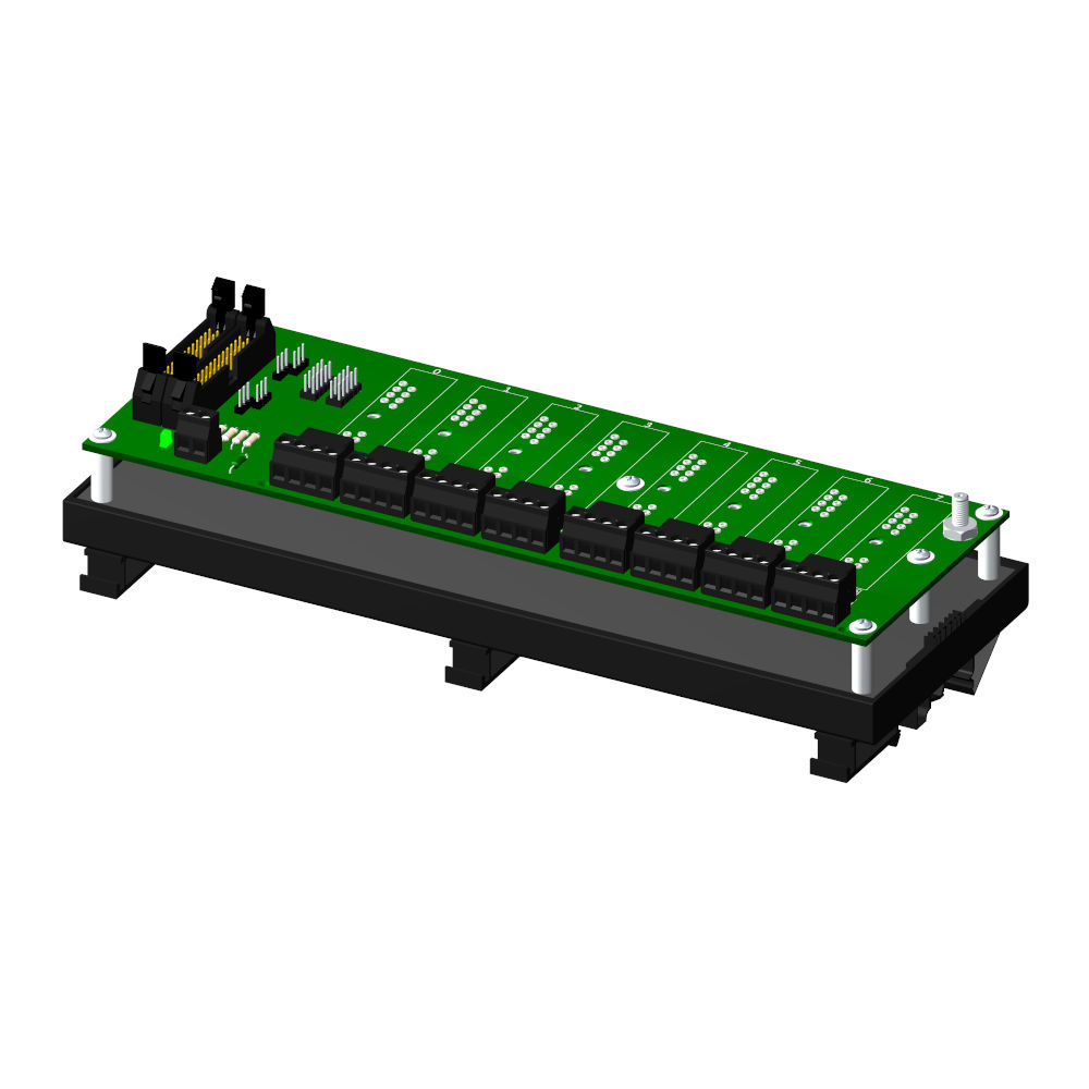 Dataforth 8 Channel 5B Backpanel, Multiplexed 
