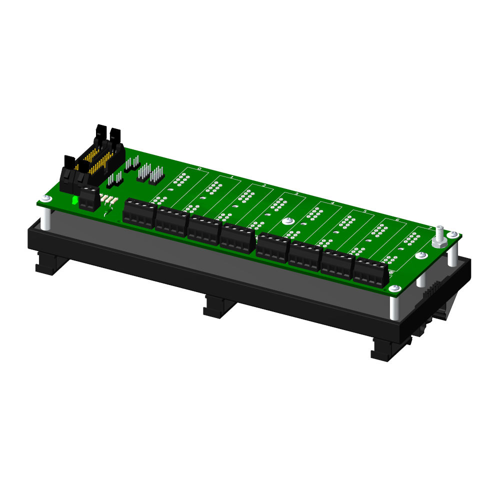 Dataforth 8 Channel 5B Backpanel, Multiplexed 