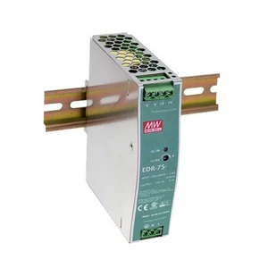Mean Well 75W Industrial DIN-rail Power Supply 