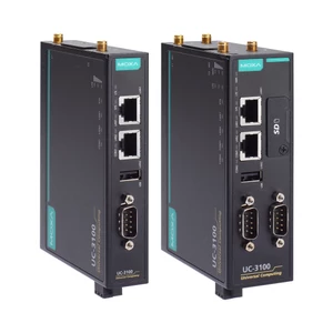 Moxa ARMv7 Cortex-A8 1GHz Compact Fanless IIoT Gateways 