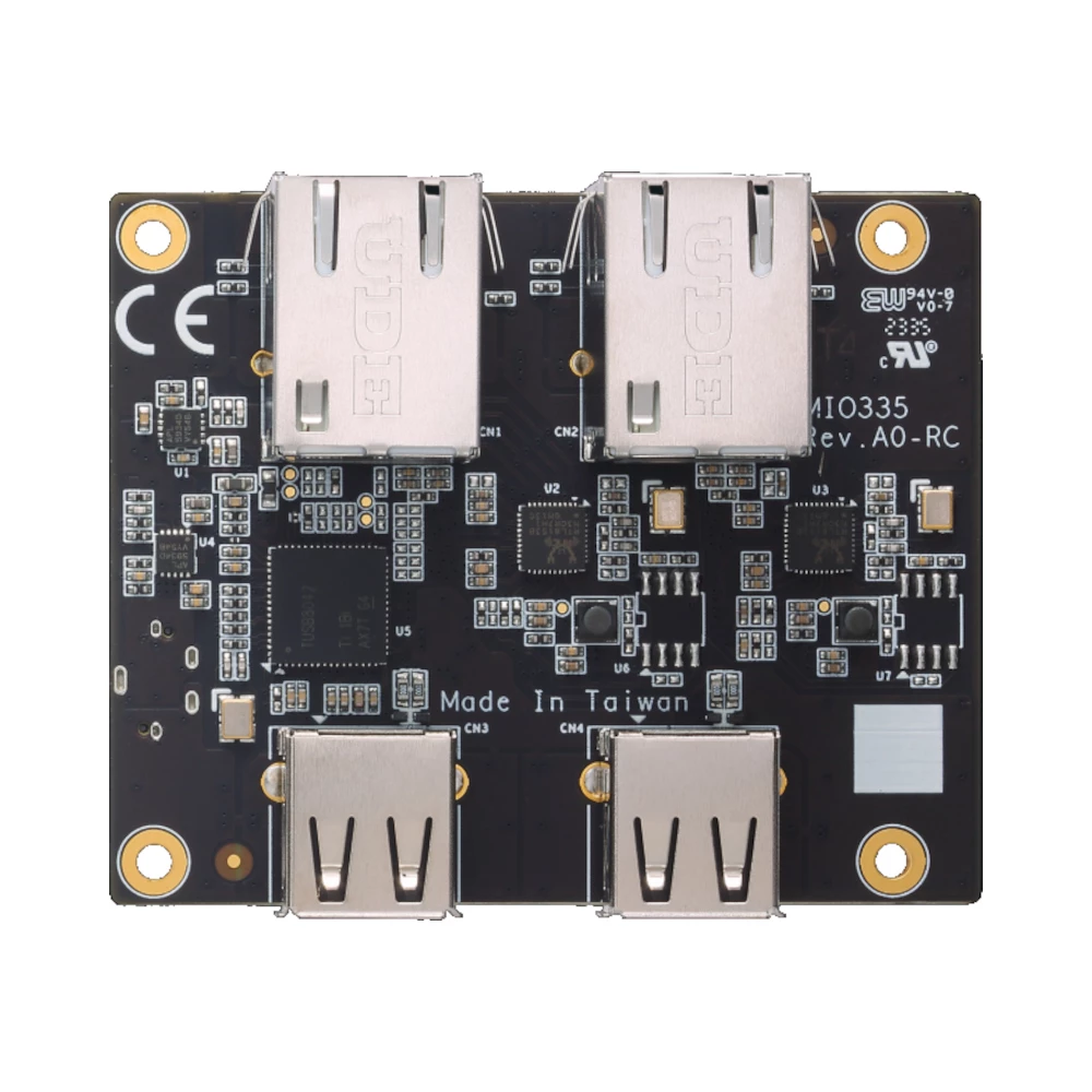 Axiomtek 2 Port GbE LAN Module for Kiwi Boards 