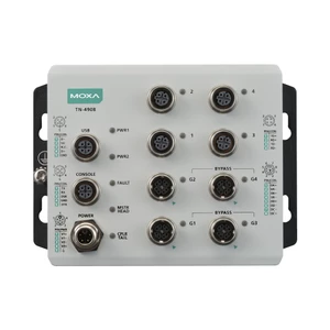 Moxa EN 50155 8-Port Gigabit Security Routers 