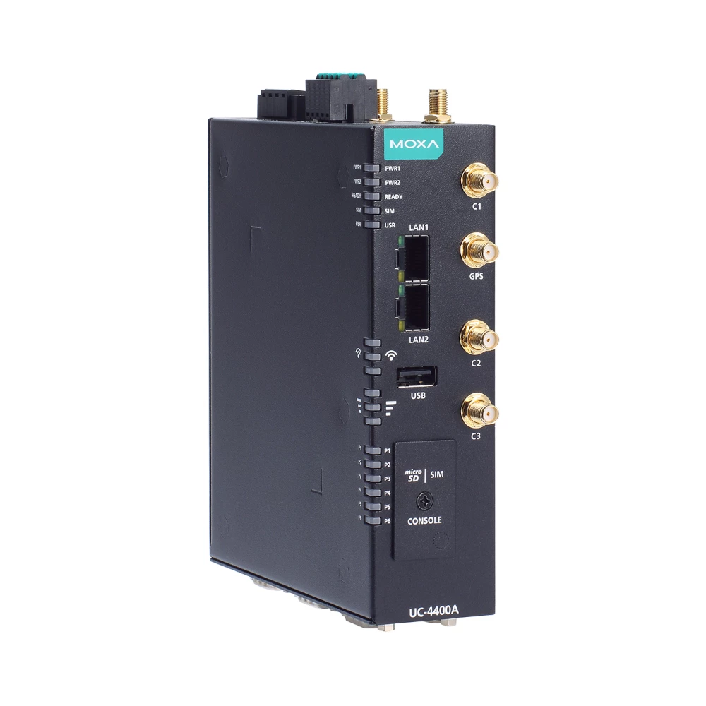 Moxa Arm Cortex-A53 dual-core Fanless Compact RISC Computer 