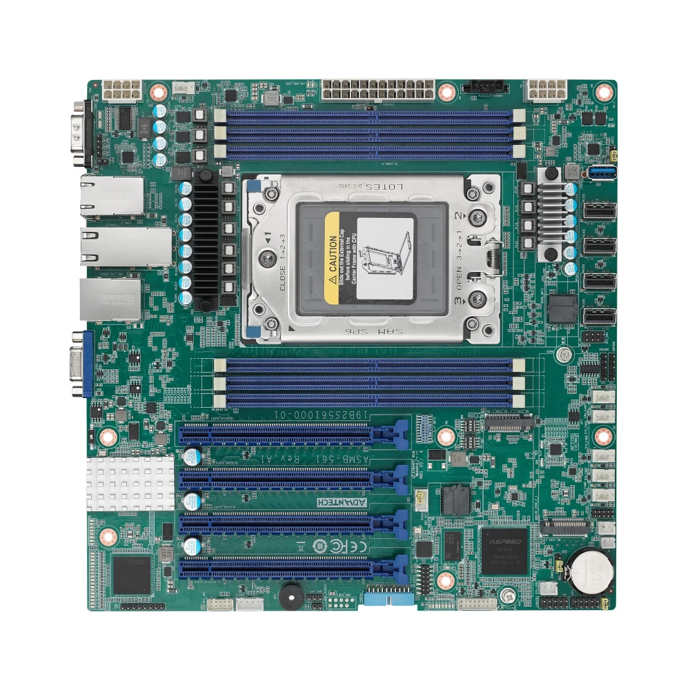 Advantech AMD EPYC Embedded 8004 MicroATX Server Board 