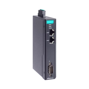 Moxa 1, 2 and 4-port DIN-rail Serial Device Servers for Industrial Automation 