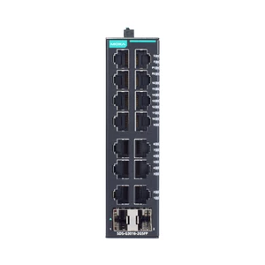 Moxa 16 Port Layer 2 Smart Industrial Gigabit Ethernet Switch 