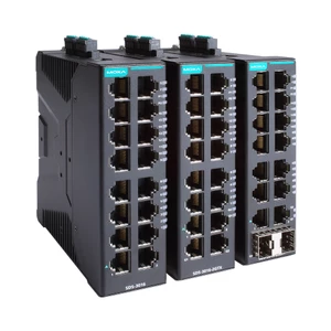 Moxa 16 Port Layer 2 Smart Industrial Ethernet Switch 