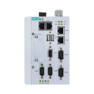 Moxa Intel Atom E3800 Series Rugged Fanless DIN-Rail Automation PC 