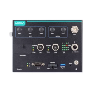 Moxa ARMv7 Cortex-A7 1GHz Embedded Rail PC  EN50155, EN45545 & EN50121 Certification 