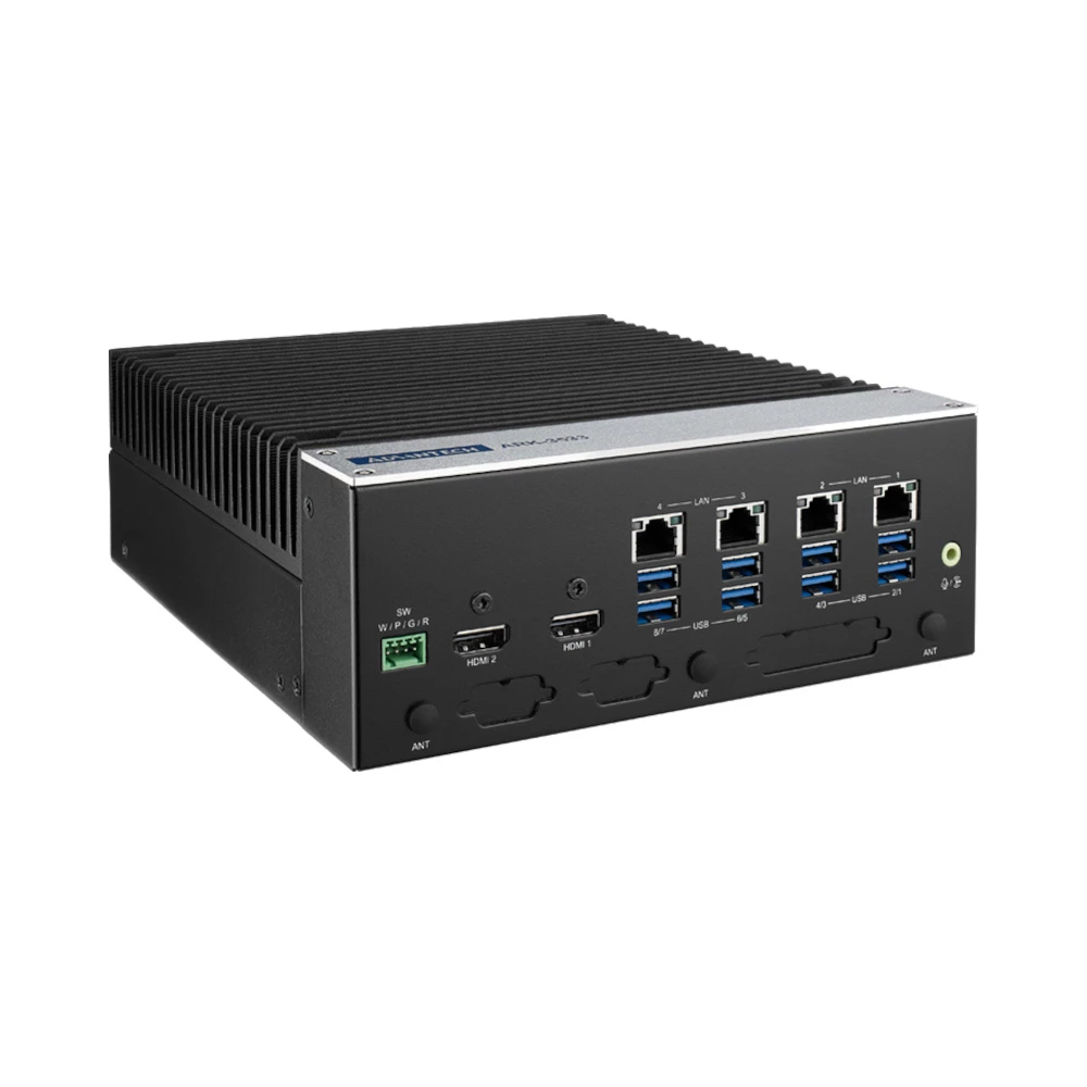 Advantech 14th/13th/12th Gen Intel Core i7/i5/i3 LGA1700 Modular Fanless Expansion Embedded PC 