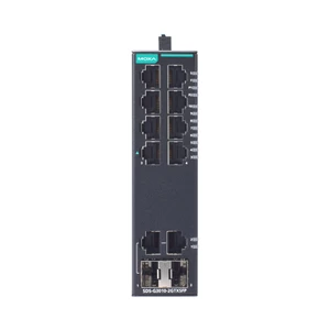 Moxa 10 Port Smart Industrial Gigabit Ethernet Switch 