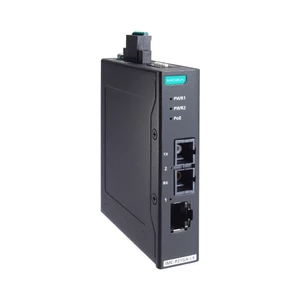 Moxa 1 Port PoE+ Gigabit Ethernet-to-Fibre Media Converters 