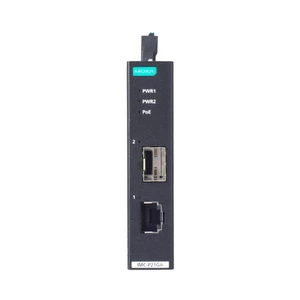 Moxa 1 Port PoE+ Gigabit Ethernet-to-Fibre Media Converters 