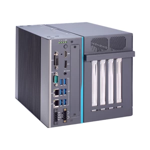 Axiomtek 14th/13th/12th Gen Intel Core i9/i7/i5/i3 LGA1700 4-Slot Expandable Fanless Industrial PC 